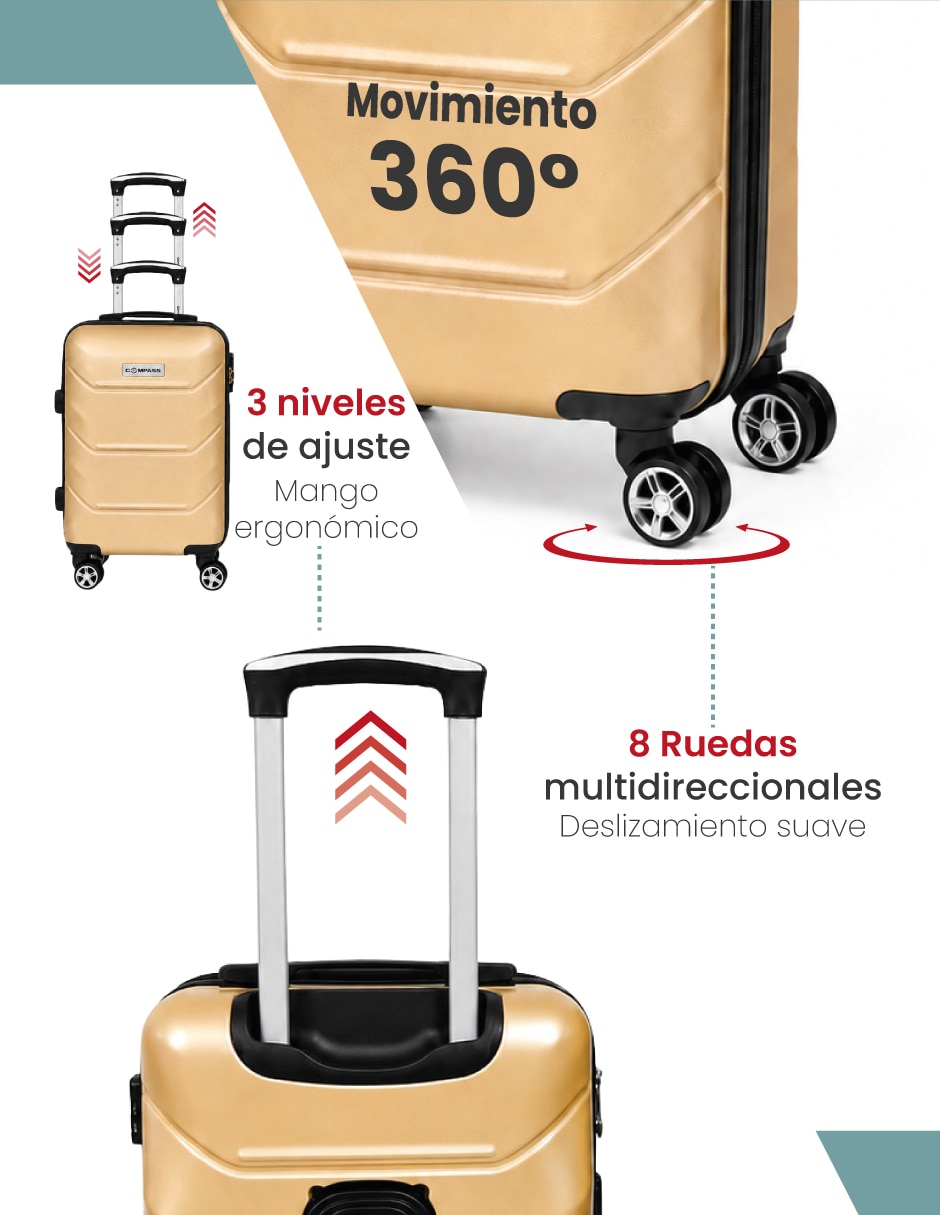 Set maletas de viaje shield 5