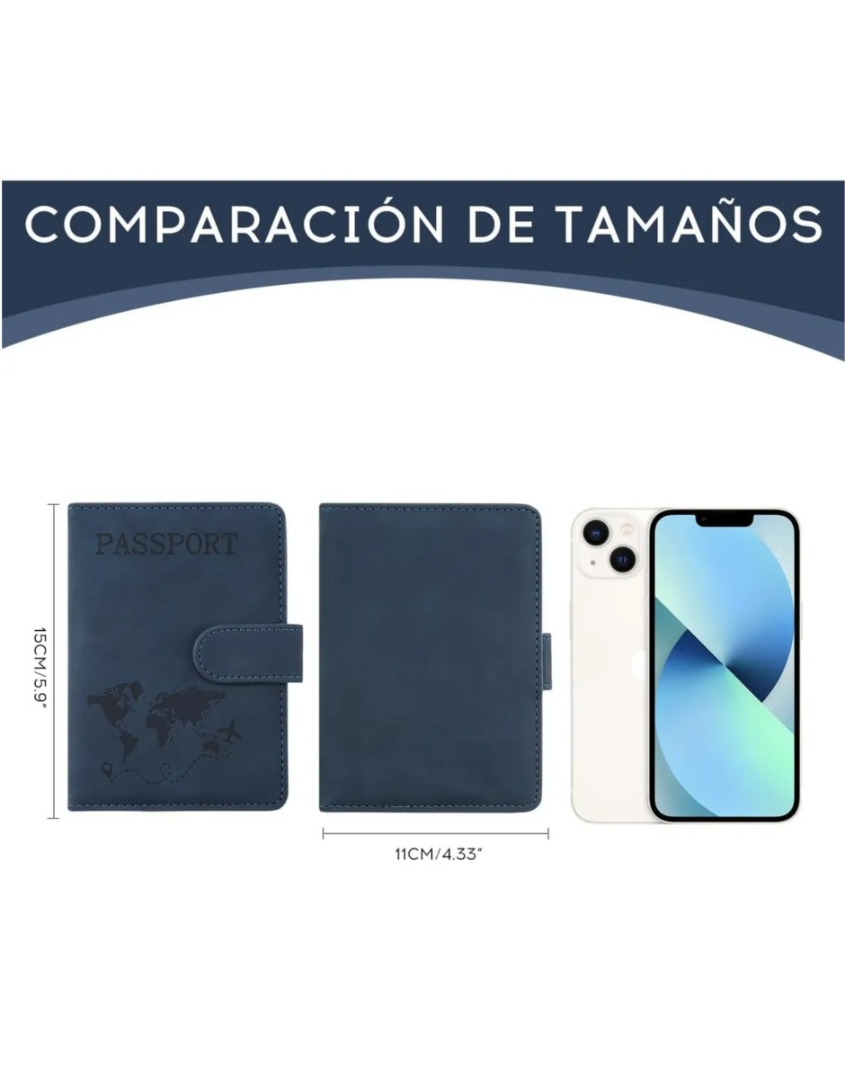 Porta pasaporte de Nylon 5