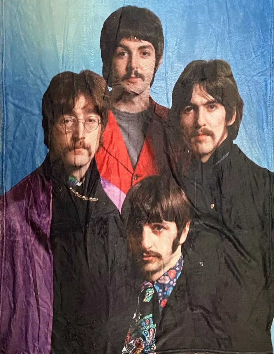 Cobija Clásica de tejido Suave The Beatles Cobija Clásica de tejido Suave The Beatles