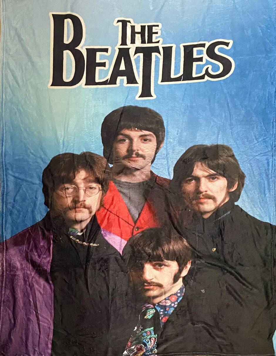 Cobija Clásica de tejido Suave The Beatles 2