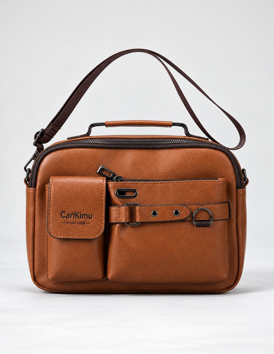 Bolsa bandolera lisa de punto unisex Bolsa bandolera lisa de punto unisex