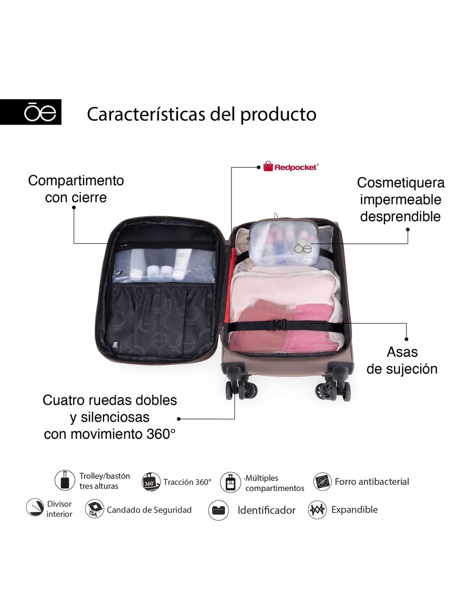 Maleta de viaje Cloe Racol